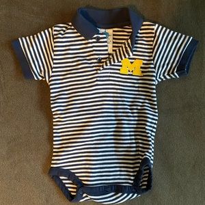 Michigan polo, size 6-9 months